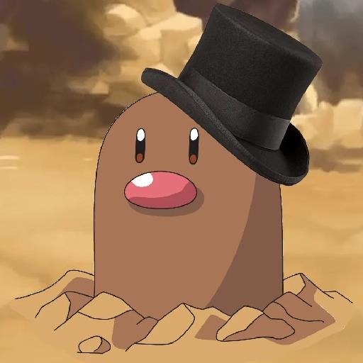 Diglett With Top Hat - avatar